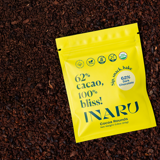 62% Dark Chocolate Cocoa Rounds 25g