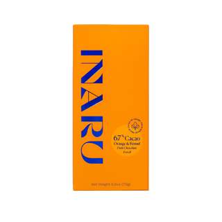 67% Orange & Fennel Dark Chocolate Bar 70g