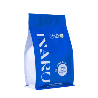 70% Dark cocoa rounds - 300g pouch