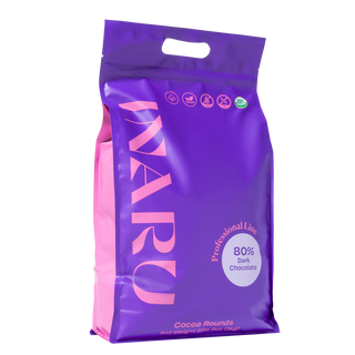 80% Dark cocoa rounds - 3kg pouch